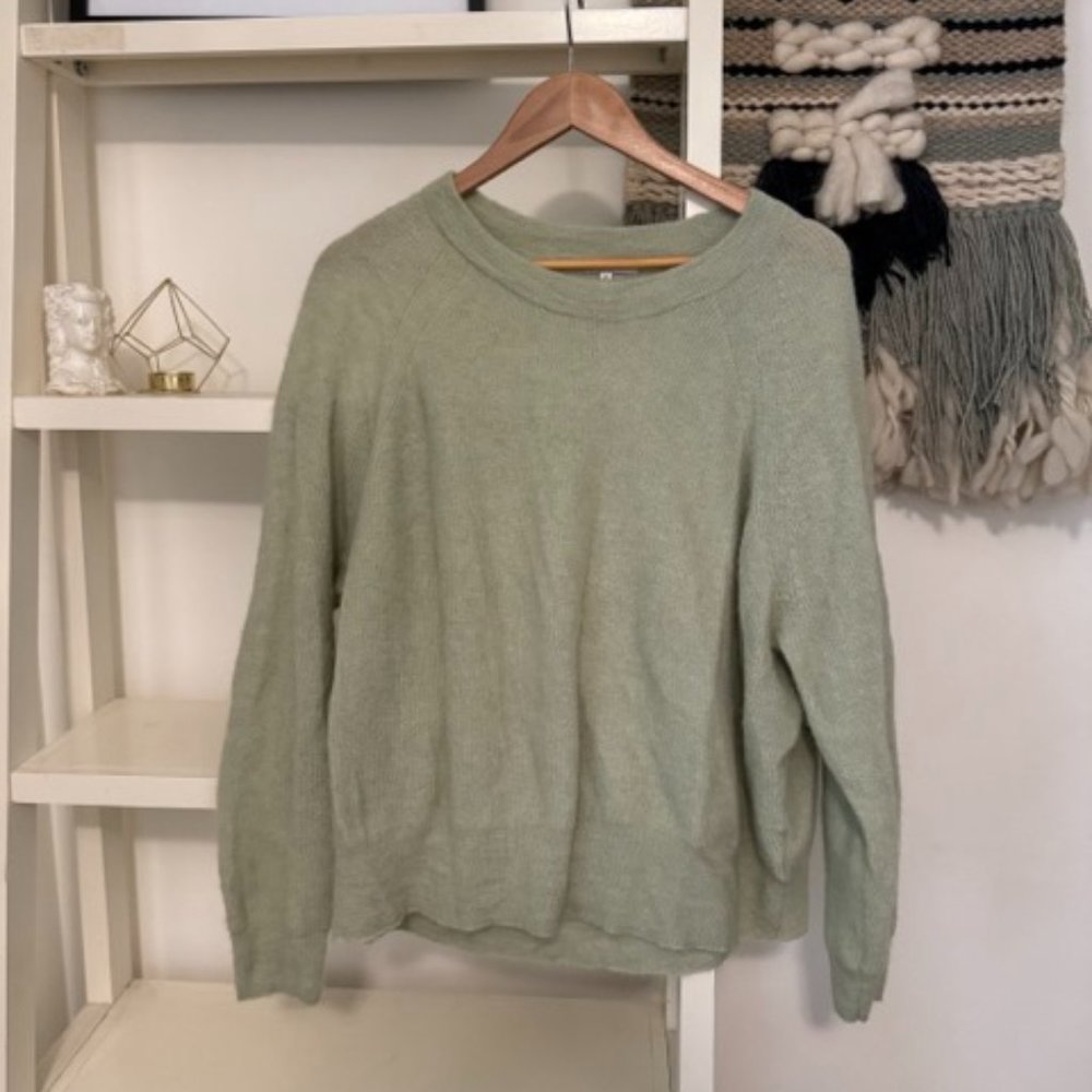 Madewell XL Elliston Crop Pullover Sweater